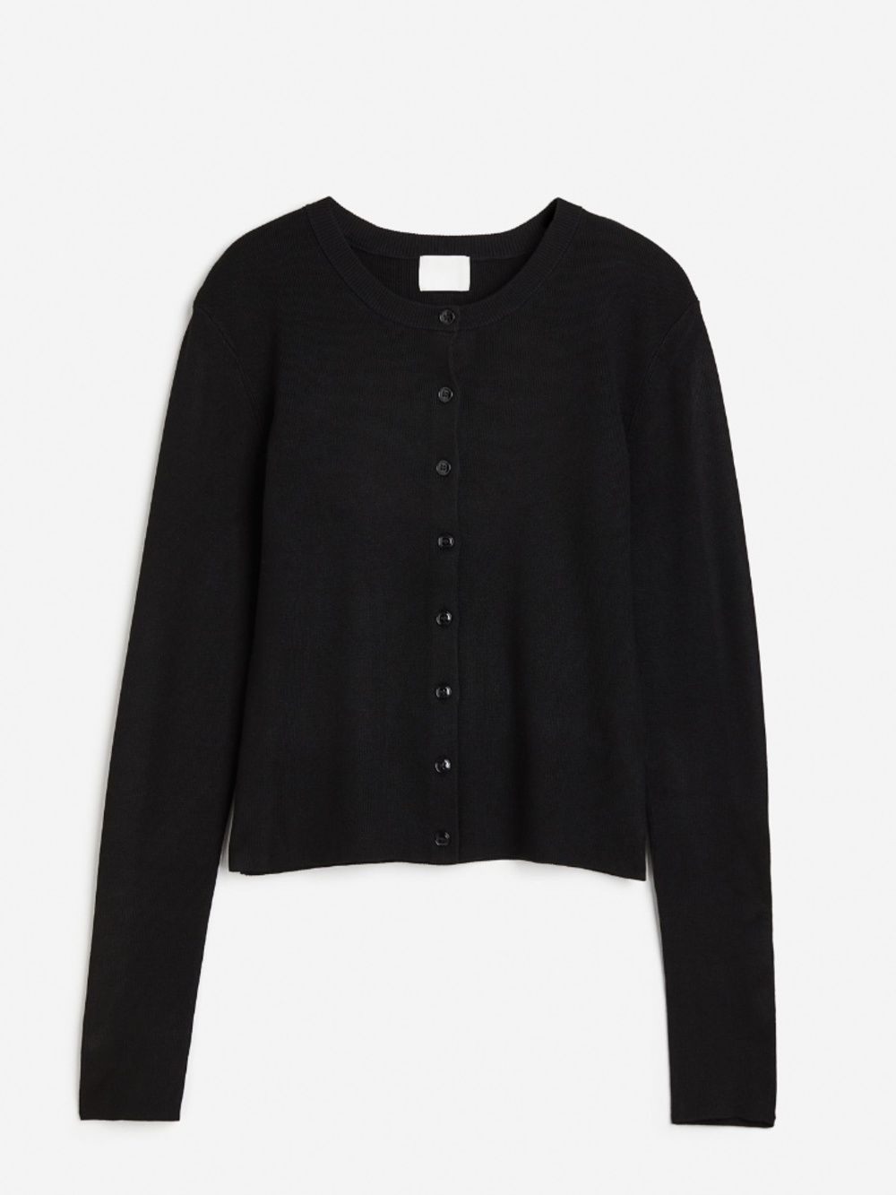 H&m black knit cardigan